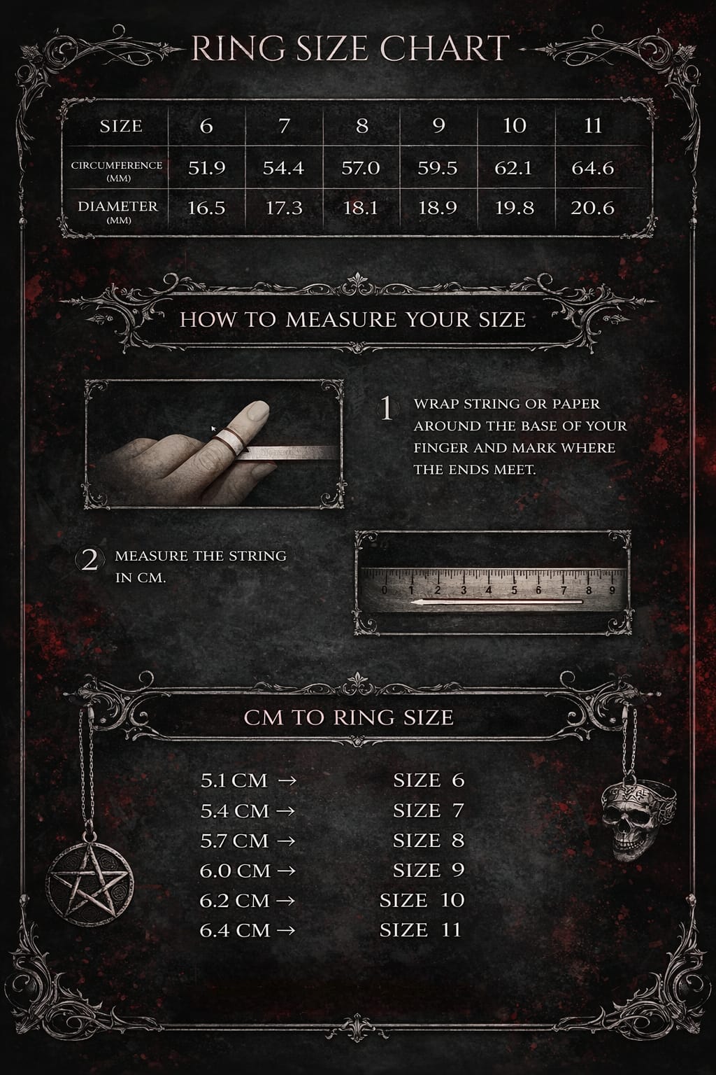 Ring Size Chart